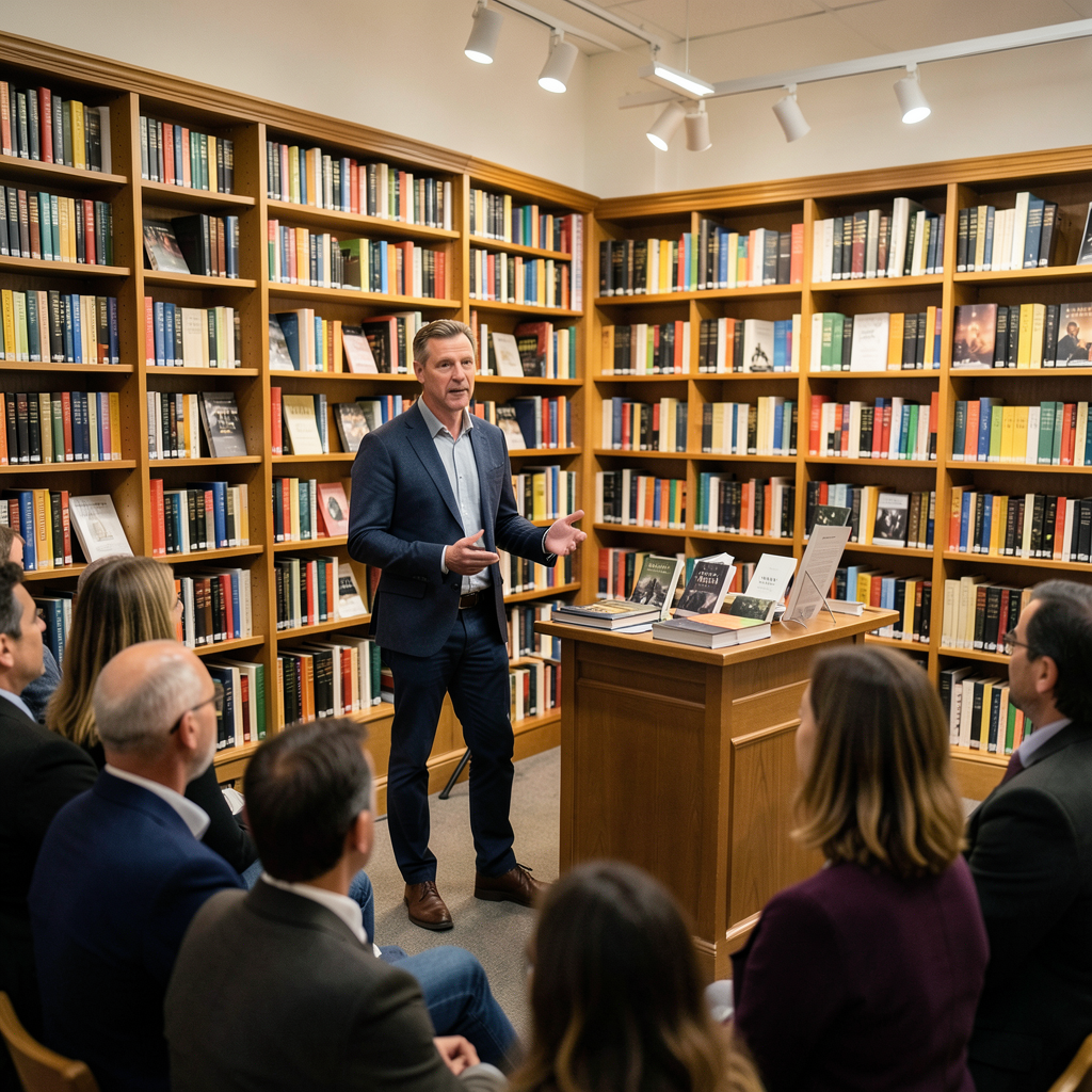 Amy de la Force launches second novel at Oxford's Bad Girl Books
